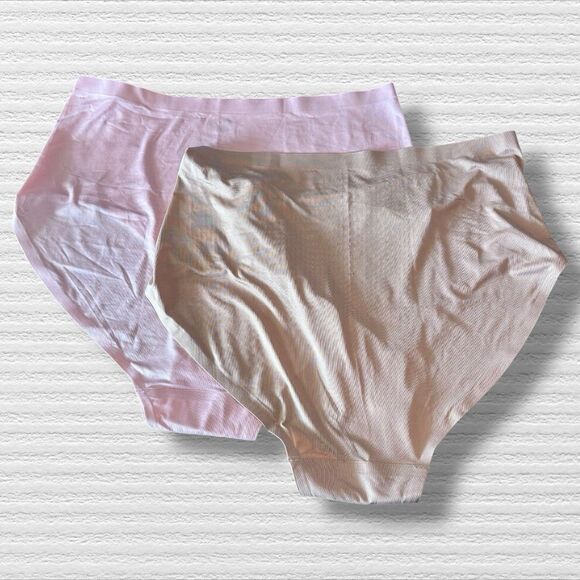 Truekind 2-Pack Seamless Stretch Mid-Waist Brief M-XL - Picture 3 of 5